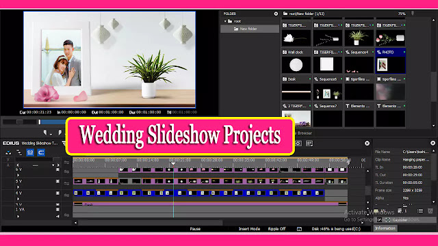 3D-photo-Wedding-Slideshow-EDIUS-Project-Free-Download-