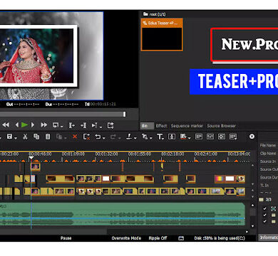 Edius New Cinematic Wedding Teaser Project Free Download 2024