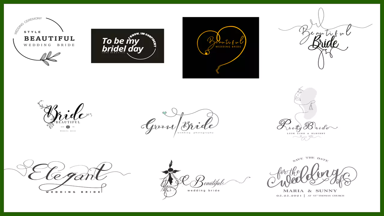 Title Clipart Png Images Clipart for Wedding Album Design