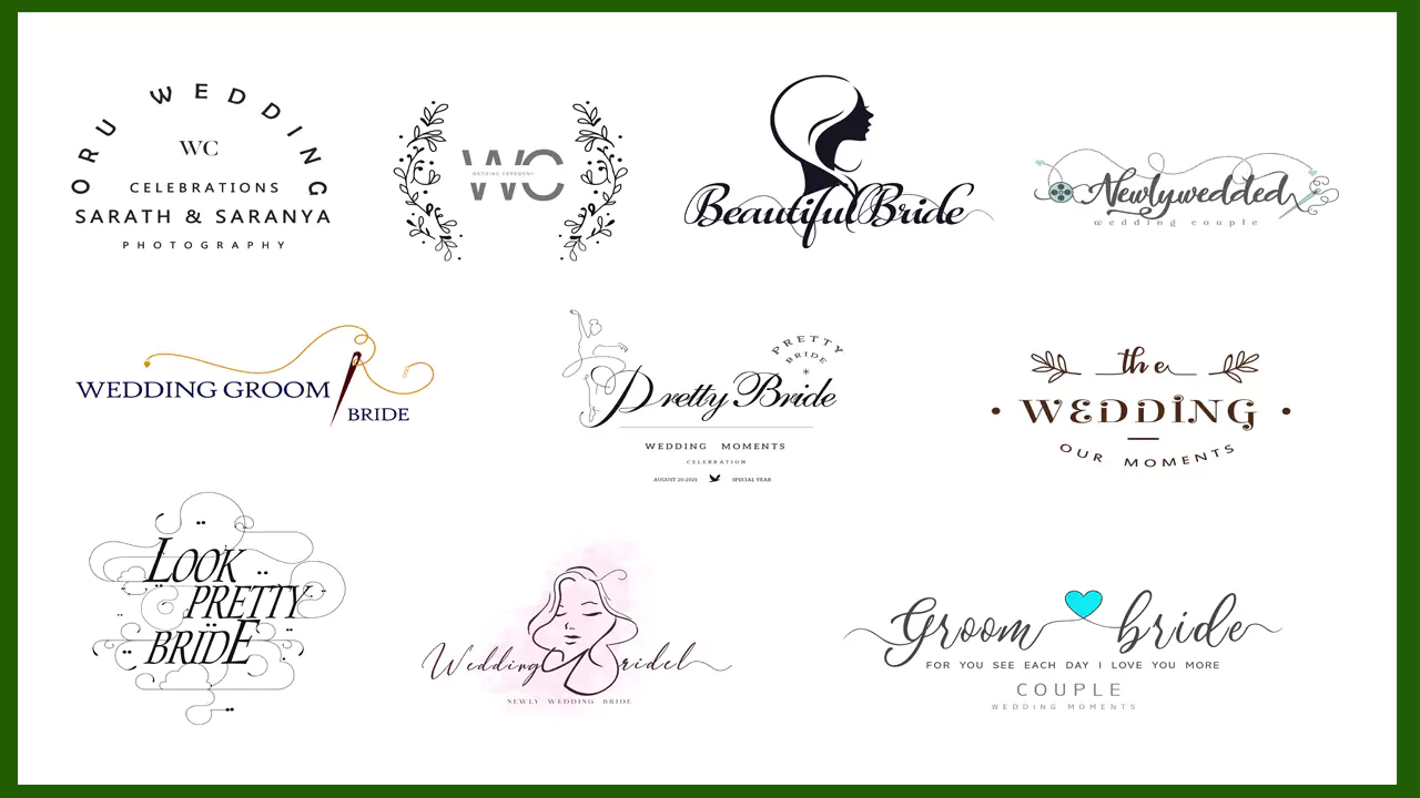 Title Clipart Png Images Clipart for Wedding Album Design