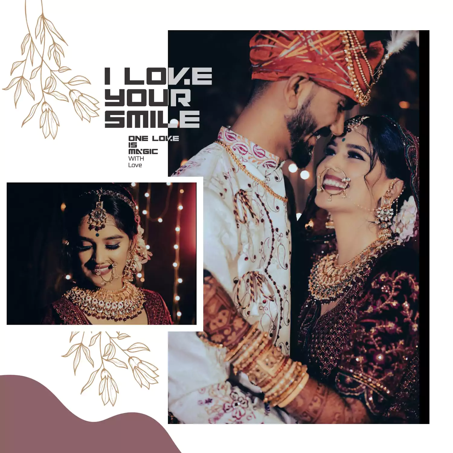 Instagram Wedding Post Template Psd Free Download (1)