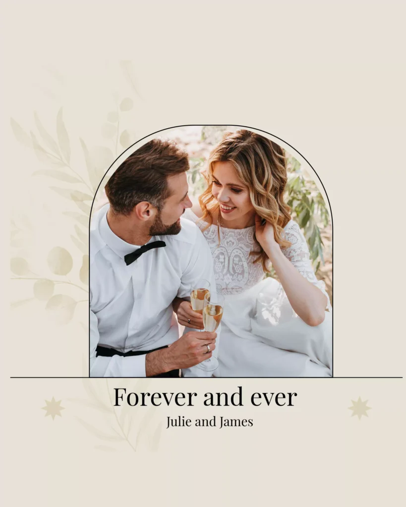 Wedding Instagram Post Template Free Download