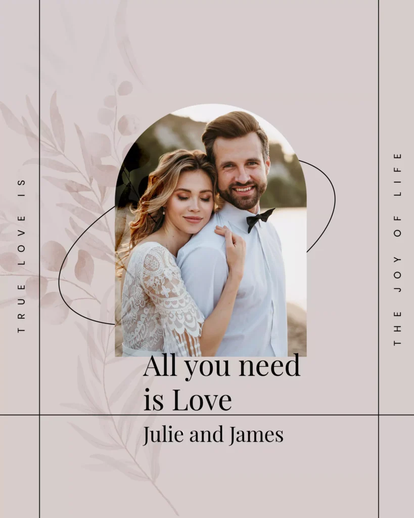 wedding instagram post psd free download 2025