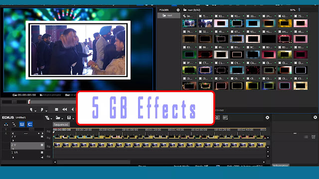 Wedding Frame Effects Pack for Video Editing in Edius