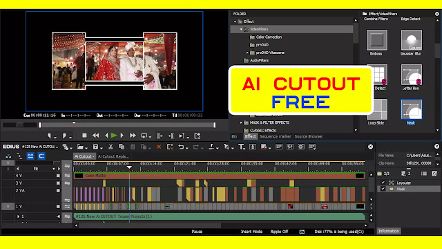 6 Instagram Ai Cutout Projects in Edius Download