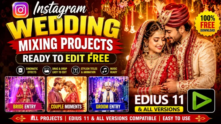 Instagram Wedding Mixing Projects Ready To Edit Free Download