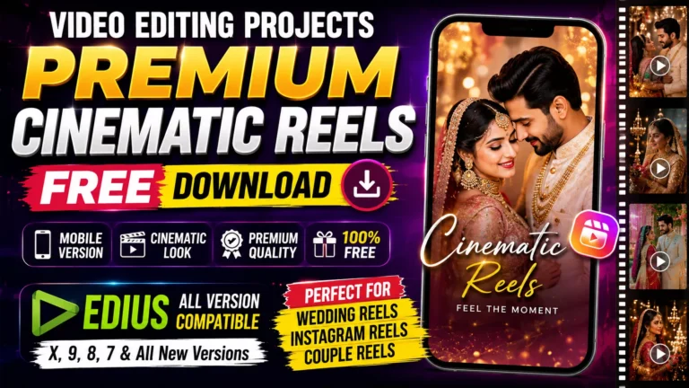Video Editing Projects Premium Cinematic Reels Free Download