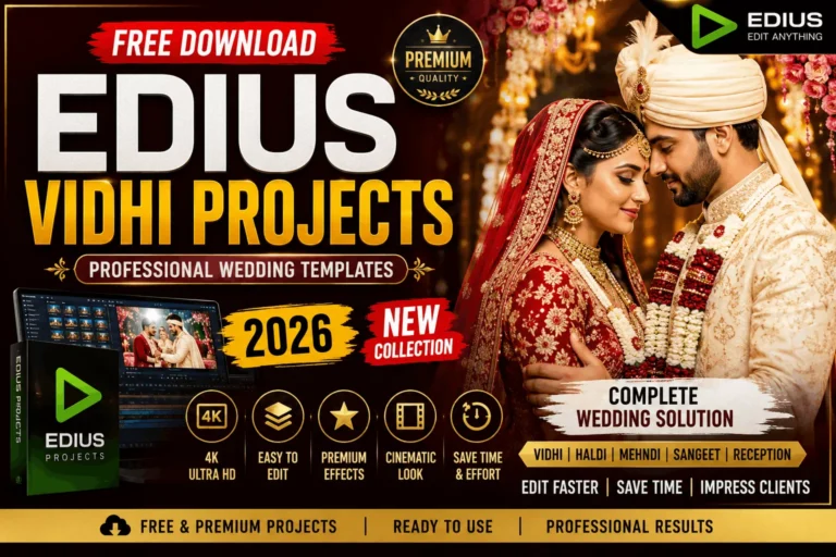 Wedding Video Editing Pro Vidhi Project Template